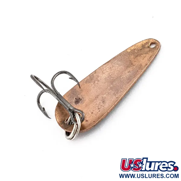 Vintage   Weller Gypsy King Deluxe, 3/32oz copper fishing spoon #22990