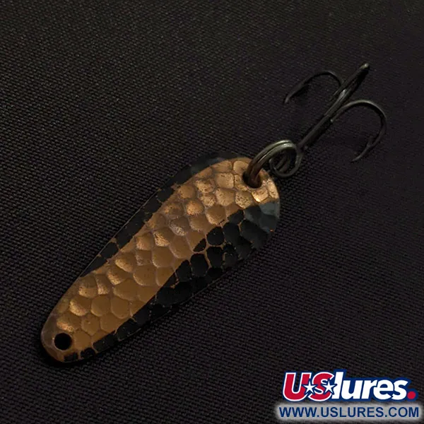 Vintage   Weller Gypsy King Deluxe, 3/32oz copper fishing spoon #22990