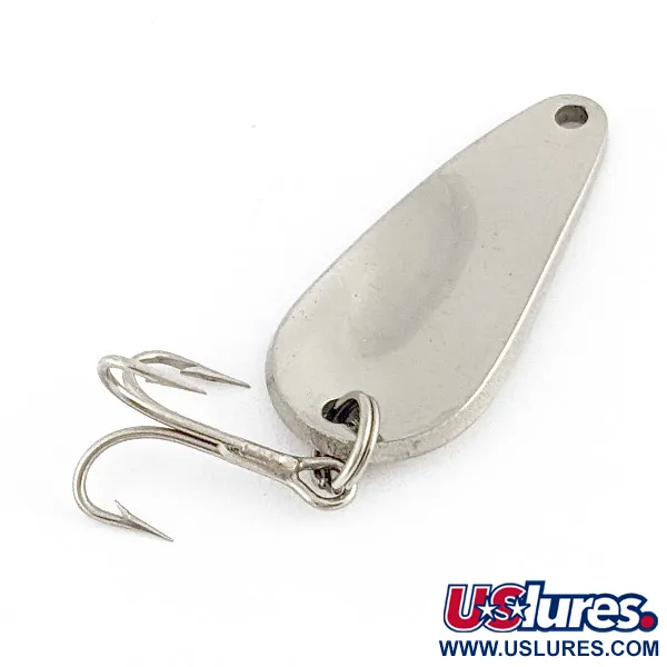 Vintage   Weller Gypsy King Deluxe, 1/8oz nickel fishing spoon #23042