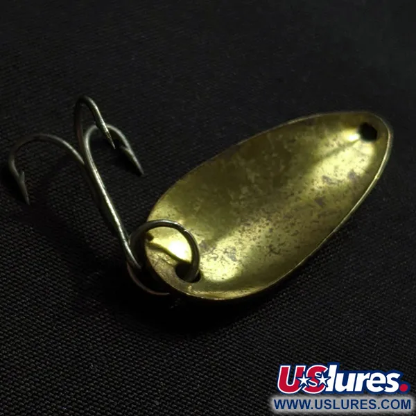 Vintage   Kmart Spoon, 1/8oz brass fishing spoon #23099