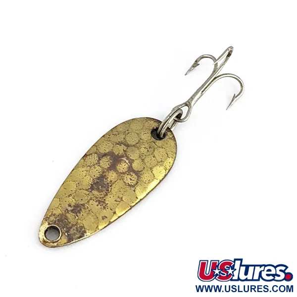 Vintage   Kmart Spoon, 1/8oz brass fishing spoon #23099