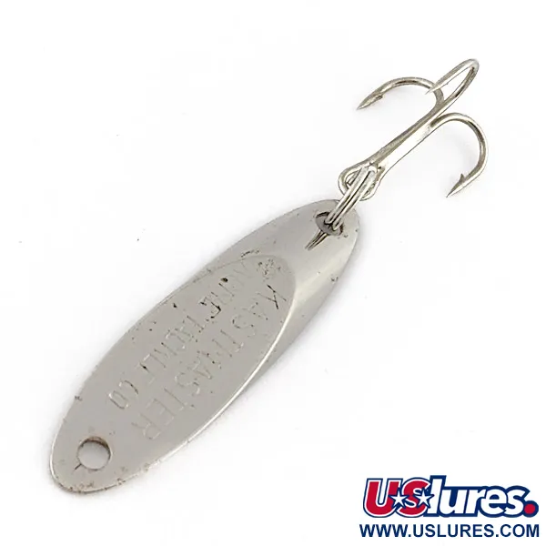 Vintage  Acme Kastmaster , 1/8oz nickel fishing spoon #23112