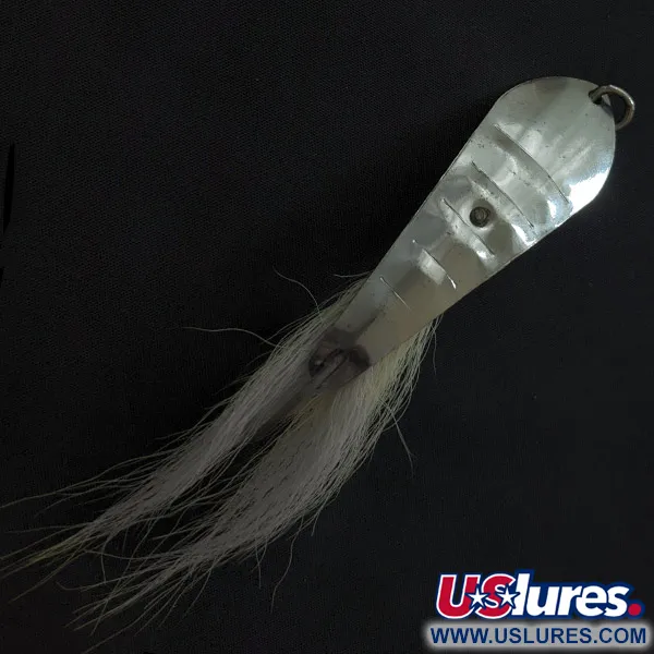 Vintage  Barracuda Reflecto #3, 2/5oz nickel fishing spoon #23117