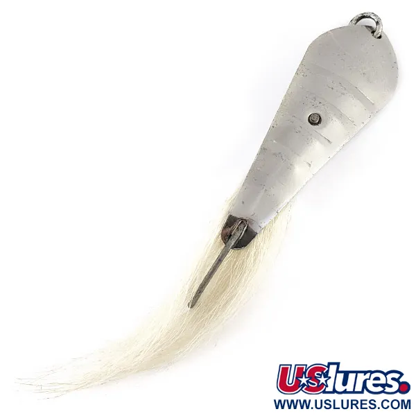 Vintage  Barracuda Reflecto #3, 2/5oz nickel fishing spoon #23117