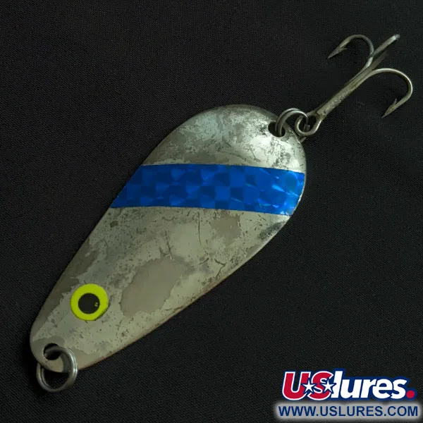 Vintage  Lindy / Little Joe Lindy Finsel silver plated, 2/3oz silver fishing spoon #23127