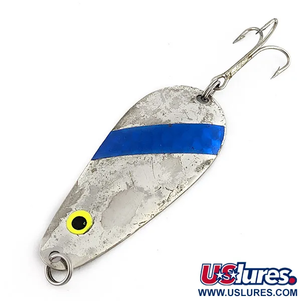 Vintage  Lindy / Little Joe Lindy Finsel silver plated, 2/3oz silver fishing spoon #23127