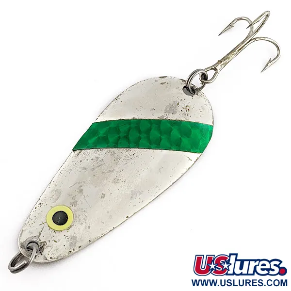 Vintage  Lindy / Little Joe Lindy Finsel silver plated, 2/3oz silver fishing spoon #23128