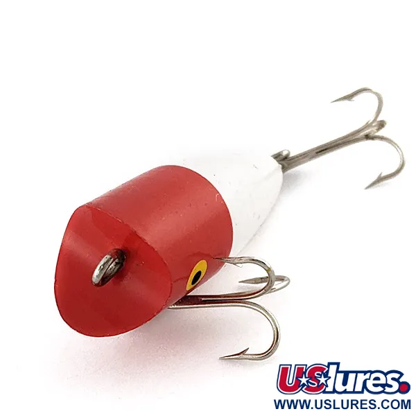 Vintage  Kmart Kresge popper, 1/4oz Red head fishing lure #23151