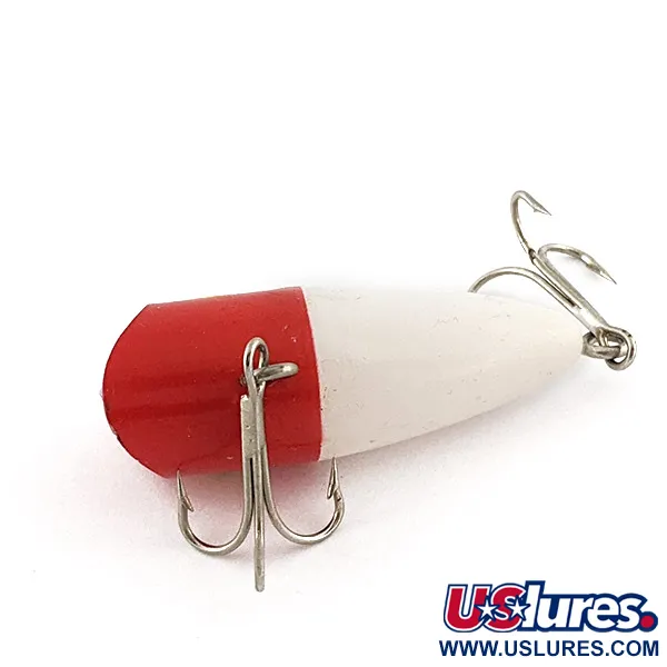 Vintage  Kmart Kresge popper, 1/4oz Red head fishing lure #23151