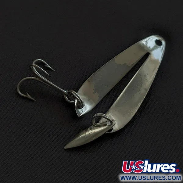 Vintage   Weber W-2, 1/4oz nickel fishing spoon #23166