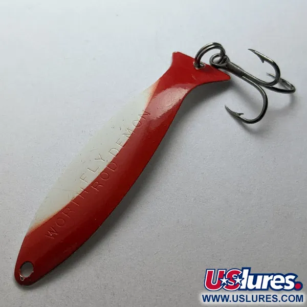Vintage   Worth Fly Rod Demon, 3/32oz  fishing spoon #23174