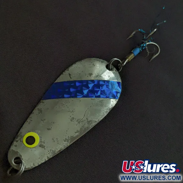 Vintage  Lindy / Little Joe Lindy Finsel silver plated, 2/3oz silver fishing spoon #23190