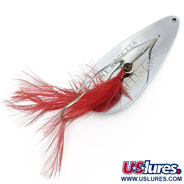 Vintage  Tony Accetta Tony Acсetta Weed-Dodger 7, 3/4oz nickel fishing spoon #23199