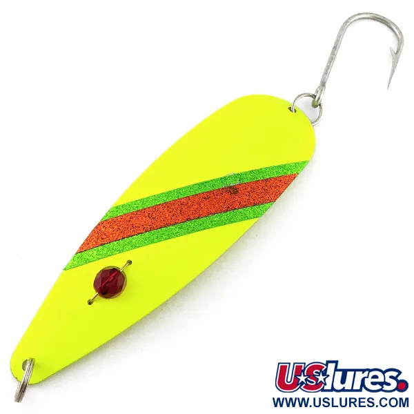 Vintage  Red Eye Lures Red Eye Evil Eye, 2/3oz  fishing spoon #23200