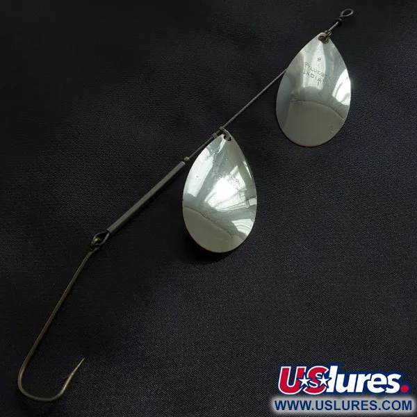 Vintage   Pflueger Indiana Tandem Spinner, 1/2oz nickel/copper spinning lure #23235