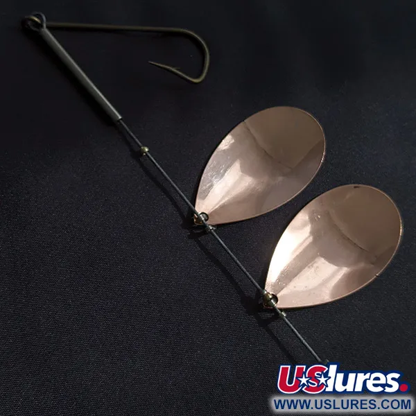 Vintage   Pflueger Indiana Tandem Spinner, 1/2oz nickel/copper spinning lure #23235