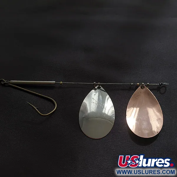 Vintage   Pflueger Indiana Tandem Spinner, 1/2oz nickel/copper spinning lure #23235