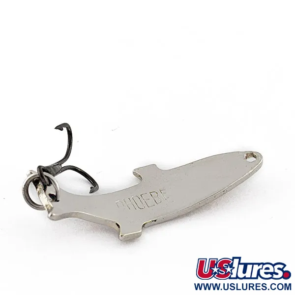 Vintage   Acme Phoebe, 3/32oz nickel fishing spoon #23236