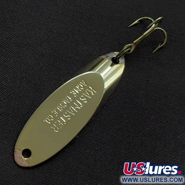 Vintage  Acme Kastmaster , 1/4oz gold fishing spoon #23253