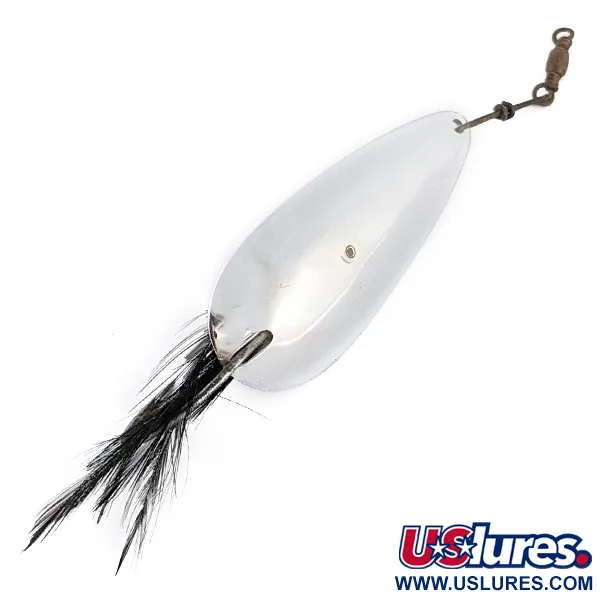 Vintage   Tony Accetta Weed Doger, 3/4oz nickel fishing spoon #23270