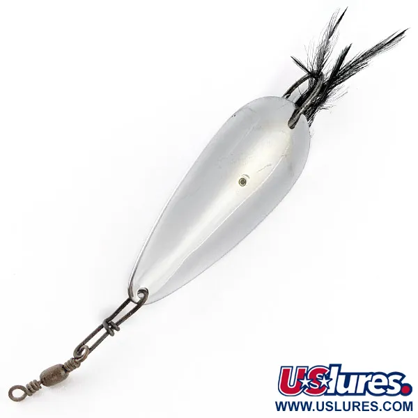 Vintage   Tony Accetta Weed Doger, 3/4oz nickel fishing spoon #23270