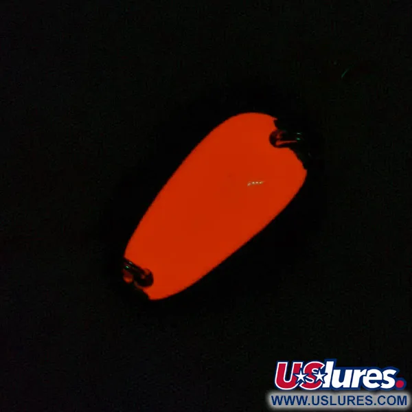 Vintage   Sølvkroken  Nordic, 1/4oz hot pink/silver UV fishing spoon #23271