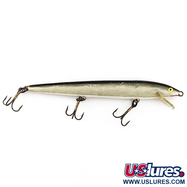 Vintage   Rapala Original Floater F13 (Finland) (1960s), 1/4oz S (Silver) fishing lure #23272