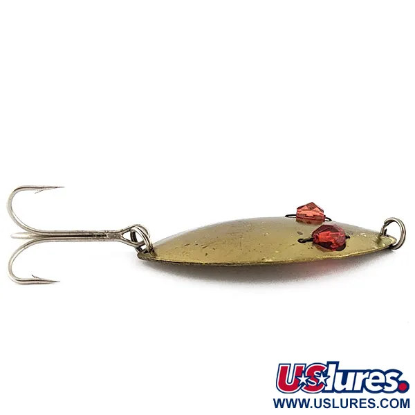 Vintage   Herter's Glass Eye Spoon, 3/4oz brass fishing spoon #23287