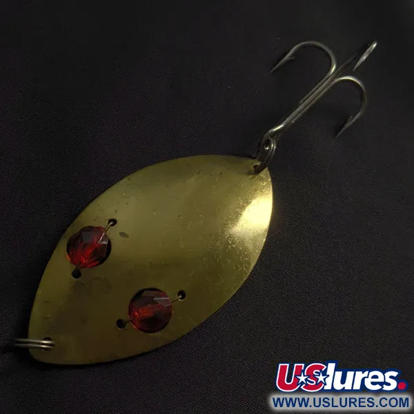 Vintage   Herter's Glass Eye Spoon, 3/4oz brass fishing spoon #23287