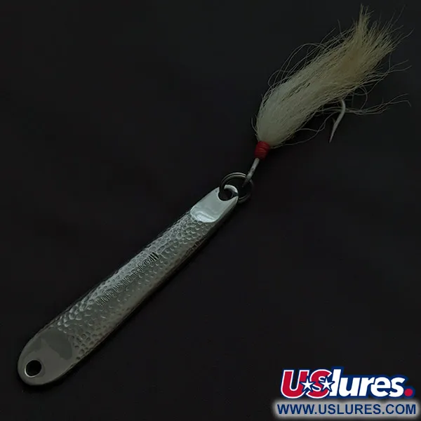 Vintage   Hopkins No=Eql 4 H, 3oz nickel fishing spoon #23296