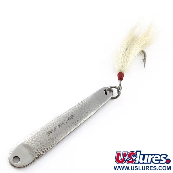 Vintage   Hopkins No=Eql 4 H, 3oz nickel fishing spoon #23296