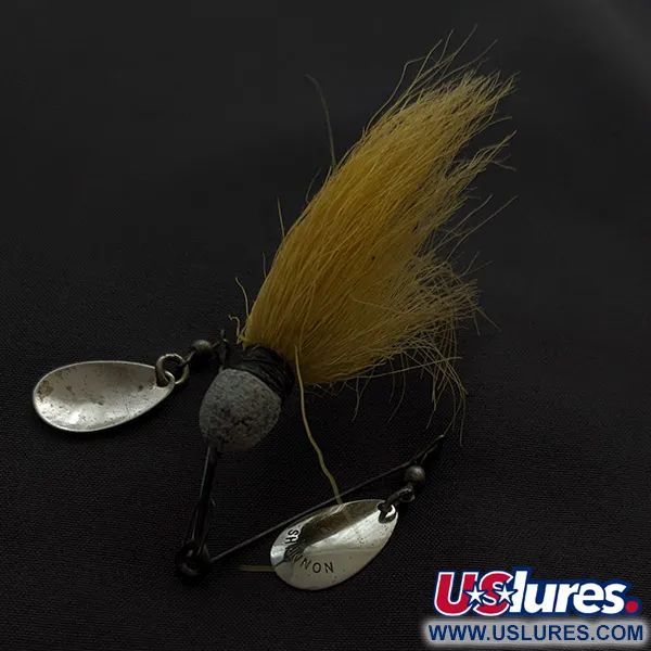 Vintage  Jamison Shannon Twin Spinner , 2/5oz nickel spinning lure #23298