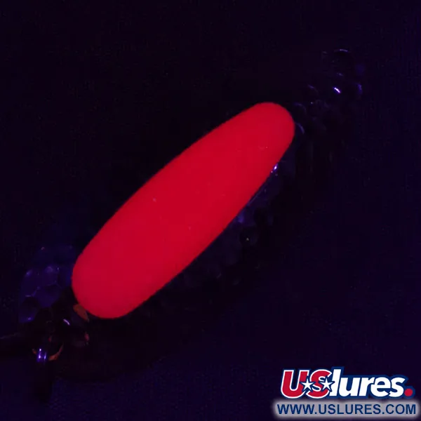 Vintage   Blue Fox Pixee UV, 3/4oz nickel/pink UV fishing spoon #23306