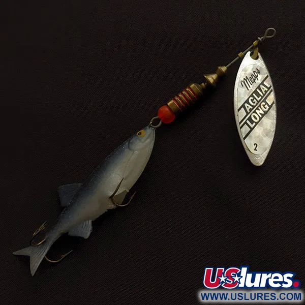 Vintage   Mepps Aglia Long 2 Mino , 1/3oz rinbo spinning lure #23309