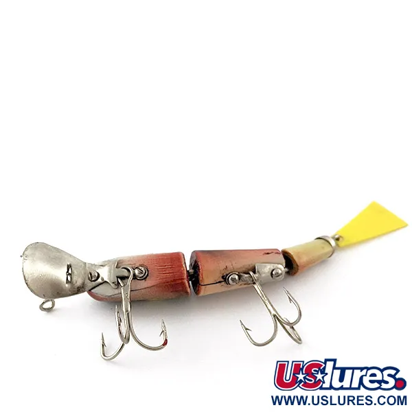 Vintage   Bud Stewart Jointed Wood, 1/3oz  fishing lure #23311