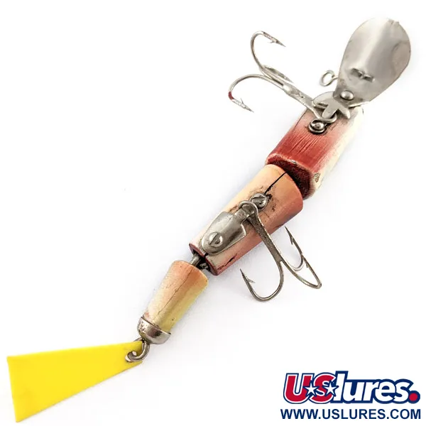 Vintage   Bud Stewart Jointed Wood, 1/3oz  fishing lure #23311