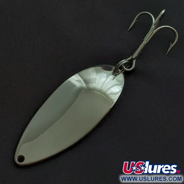 Vintage  Seneca Little Cleo (Hula Girl), 3/4oz nickel/orange fishing spoon #23349