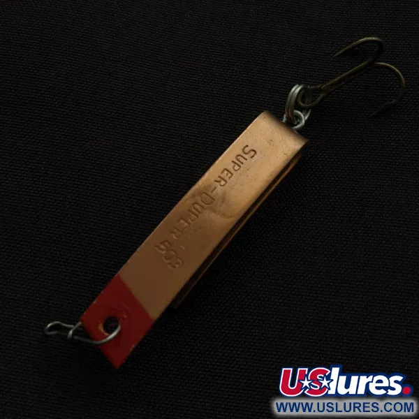 Vintage  Luhr Jensen Super-Duper 503, 1/8oz copper fishing spoon #23374