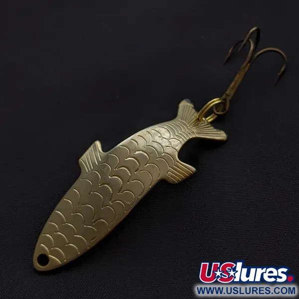 Vintage   Acme Phoebe, 1/4oz gold fishing spoon #23399