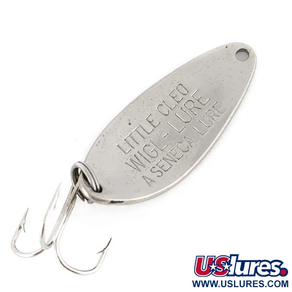 Vintage   Seneca Little Cleo, 1/4oz nickel fishing spoon #23409