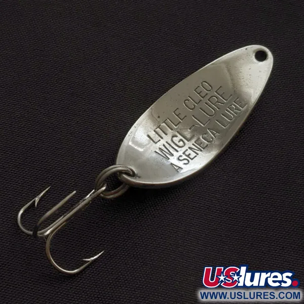 Vintage   Seneca Little Cleo, 1/4oz nickel fishing spoon #23409