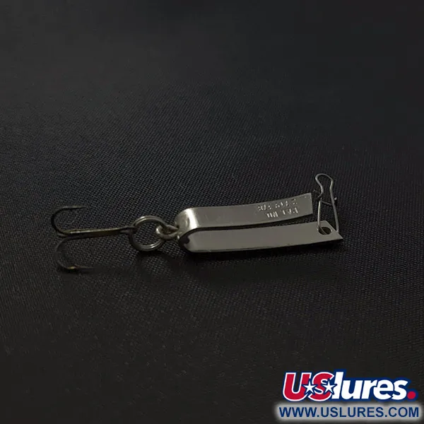 Vintage  Luhr Jensen Super-Duper 500, 3/64oz silver fishing spoon #23421