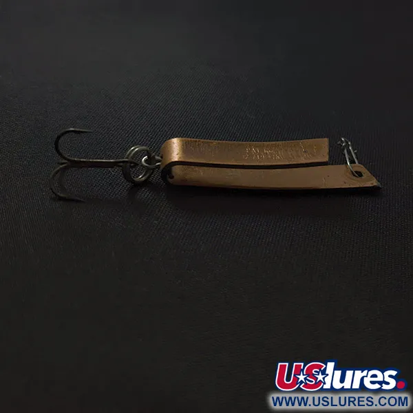 Vintage  Luhr Jensen Super-Duper 503, 1/8oz brass/copper fishing spoon #23422