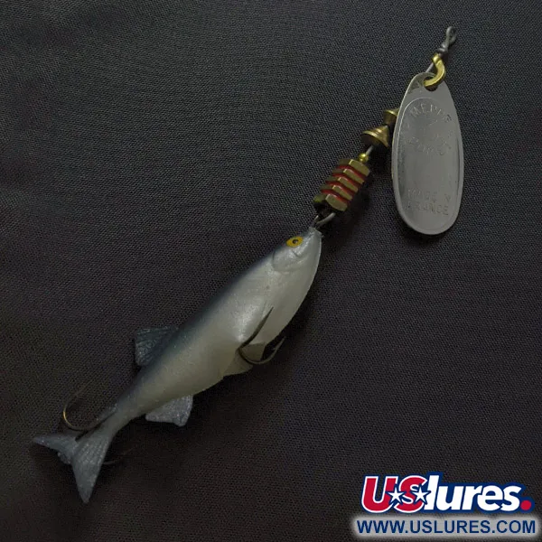 Vintage   Mepps Comet 3 Mino, 1/3oz silver spinning lure #23428