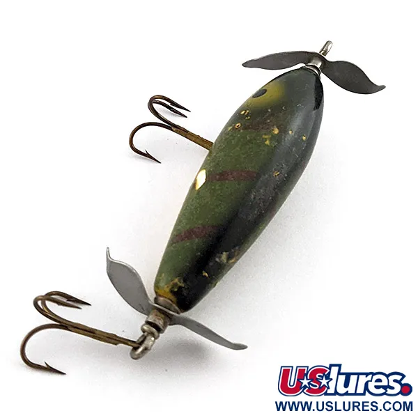 Vintage   South Bend Nip-I-Diddee Wood Lure, 2/5oz Perch fishing lure #23435