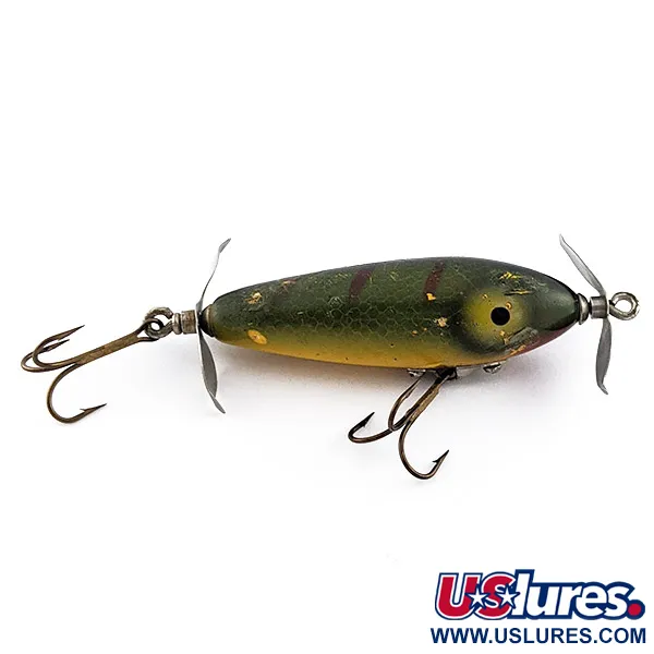 Vintage   South Bend Nip-I-Diddee Wood Lure, 2/5oz Perch fishing lure #23435