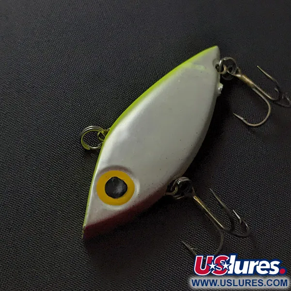 Vintage  Wahoo WAZP Rattler, 1/3oz chartreuse fishing lure #23445