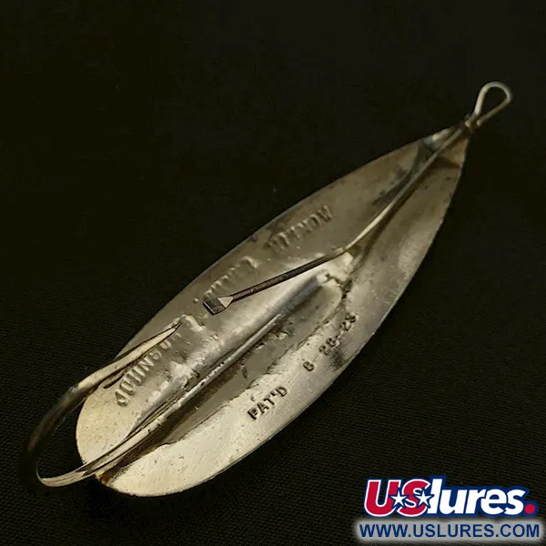 Vintage    Johnson Silver Minnow, 3/4oz gold fishing spoon #23457