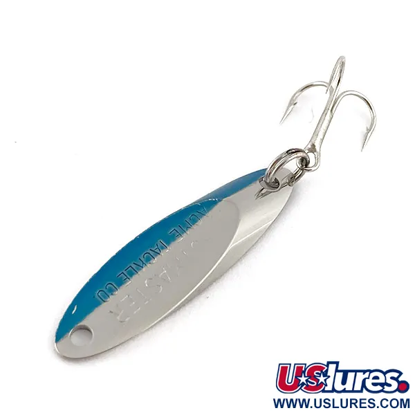 Vintage  Acme  Kastmaster, 1/8oz nickel/blue fishing spoon #23471