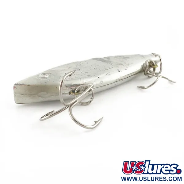 Vintage   Bill Lewis Rat-L-Trap, 1/2oz nickel fishing lure #23498